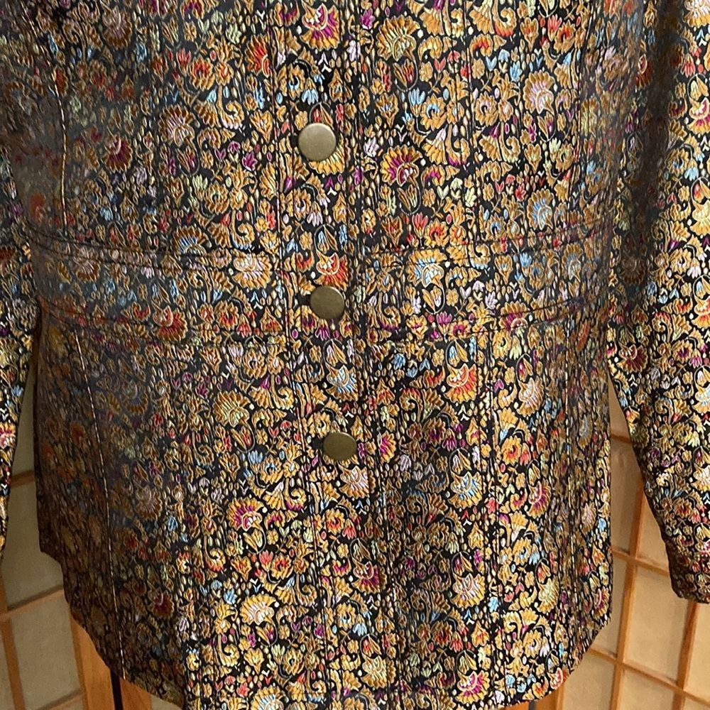 Coldwater Creek Jacket Brocade Jacket - image 8